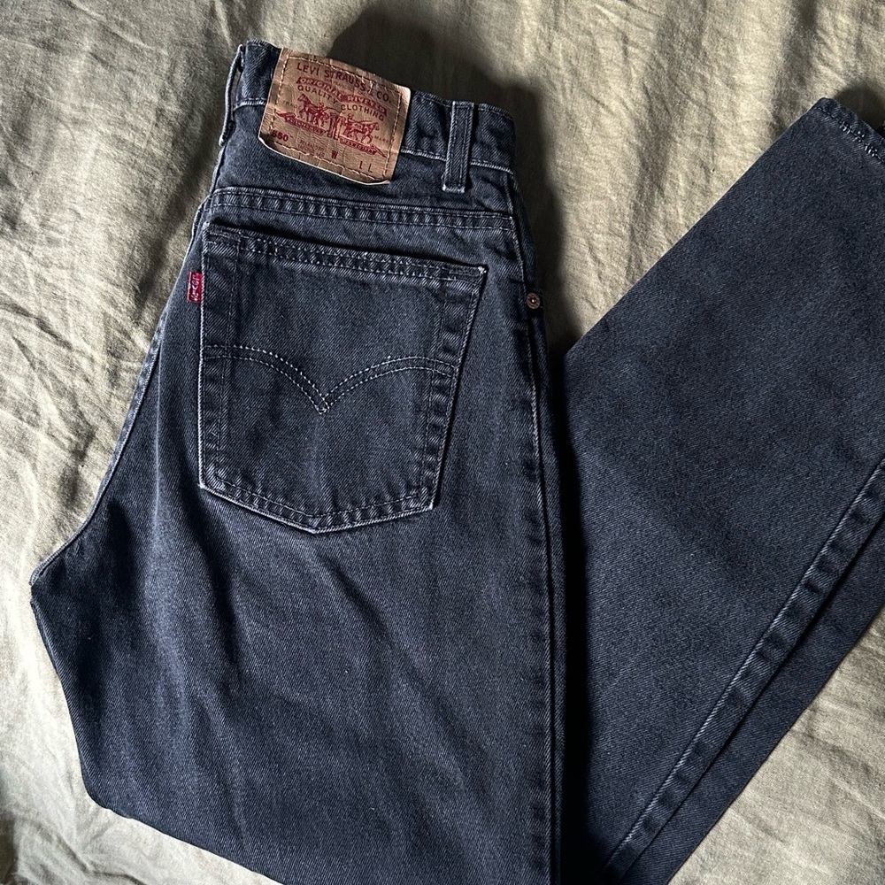 Levi's Dark Wash Blue High-Rise Women's Jeans